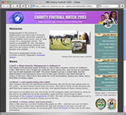 Charity Football homepage
